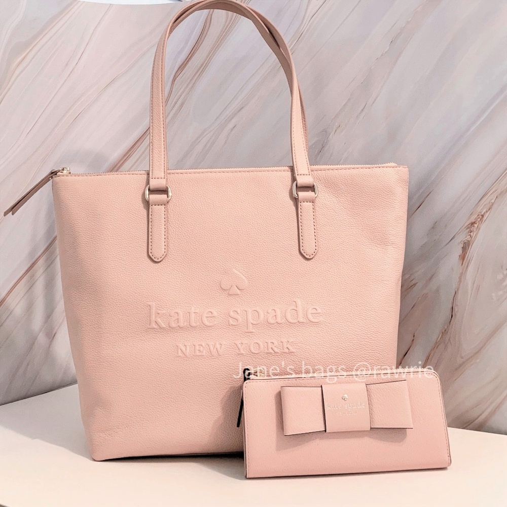 SALE New Kate Spade Penny Leather Tote & Wallet Set